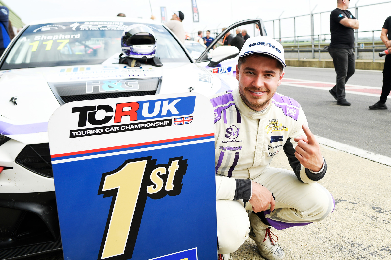 Adam Shepherd on pole position