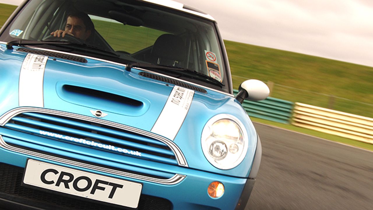 Mini Cooper at Croft Circuit