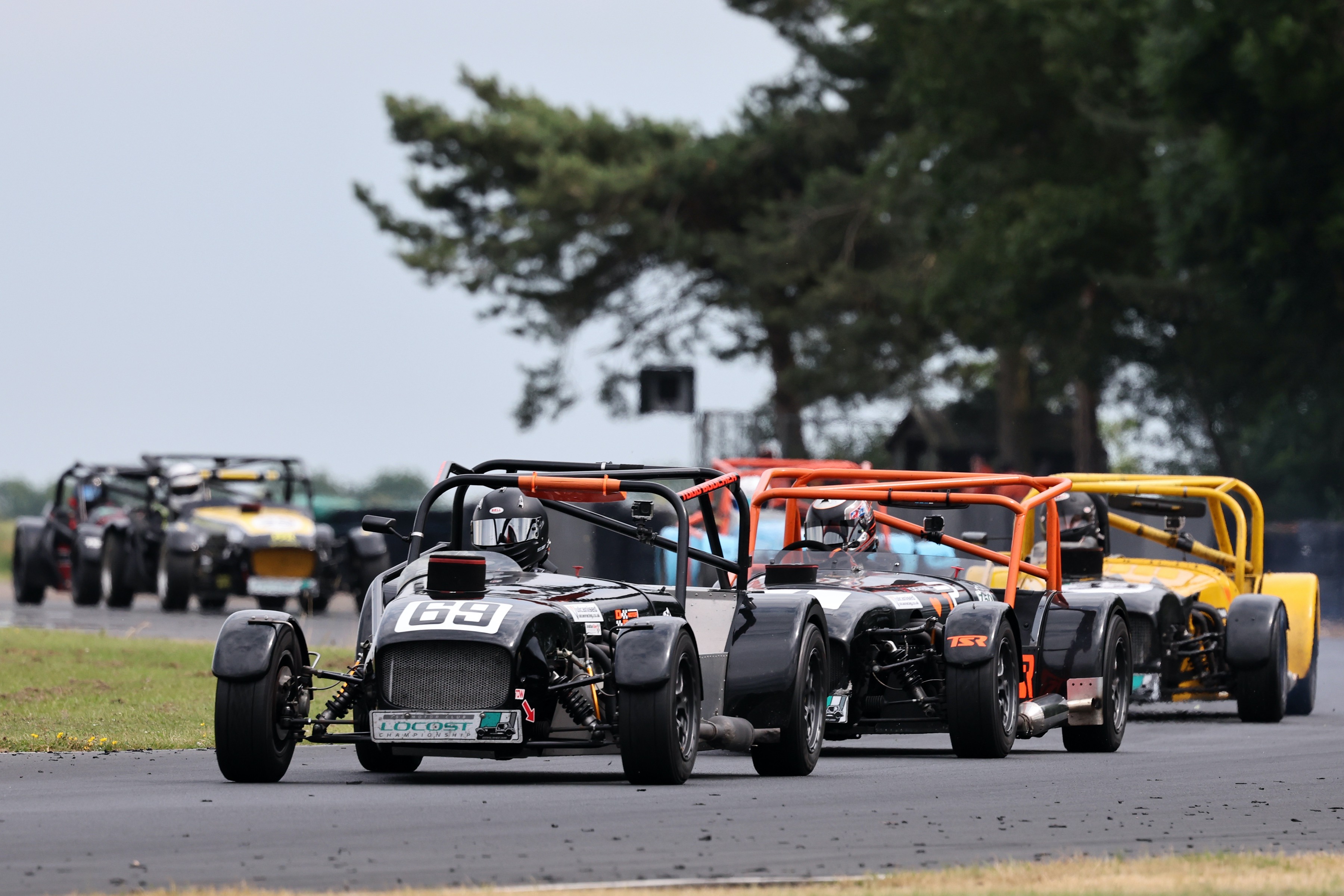 Caterhams on track at Croft Circuit