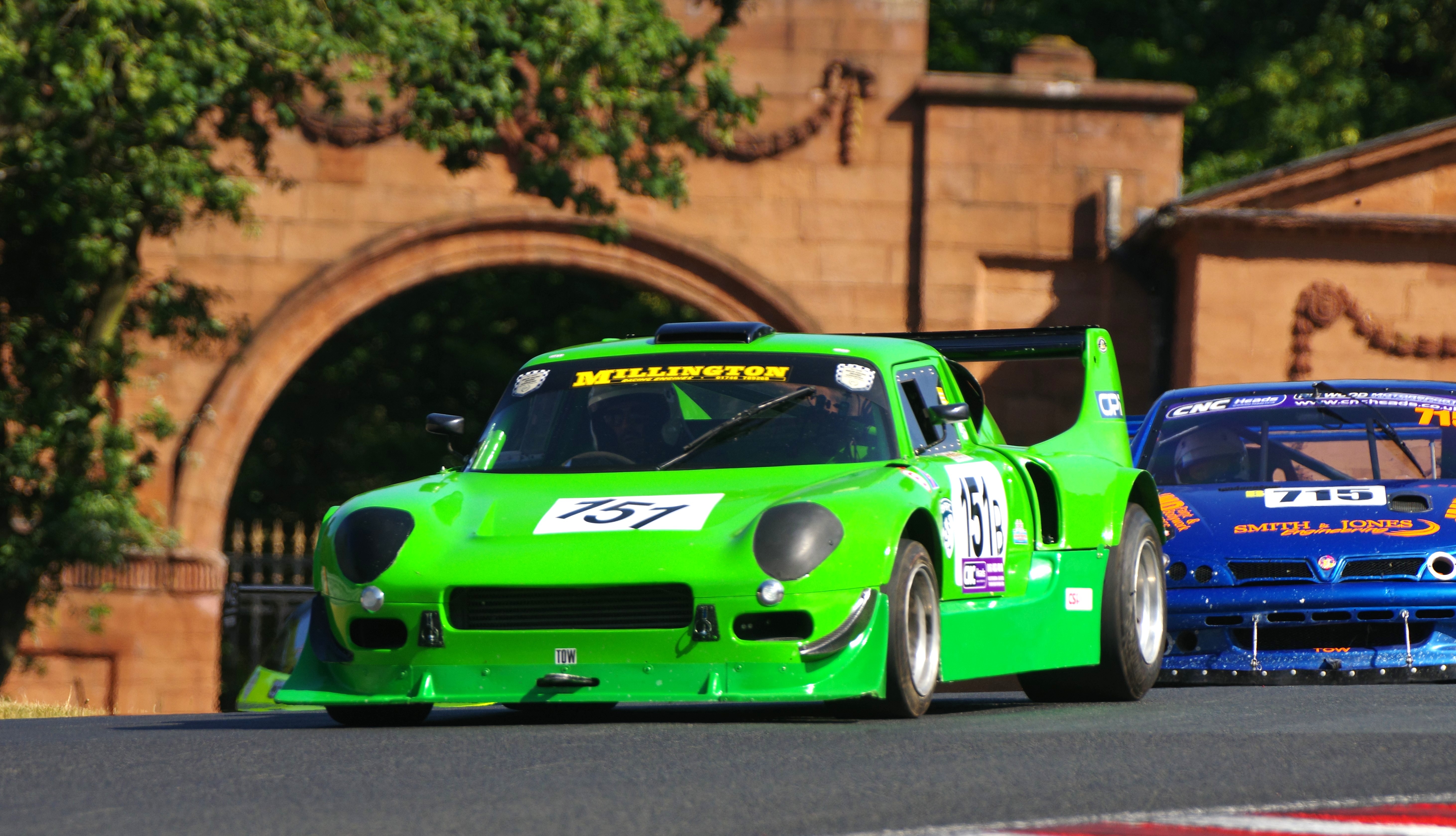 Deri Davies in his Darrian T90